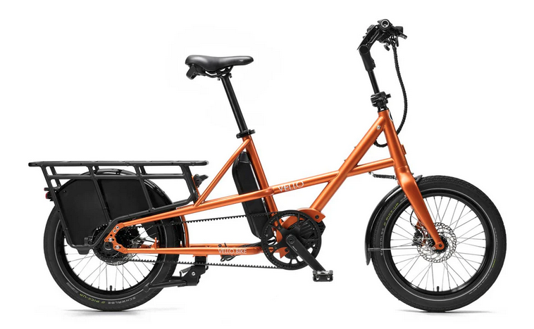 Vello Bike - SUB Longtail cuivre - Vélo cargo électrique
